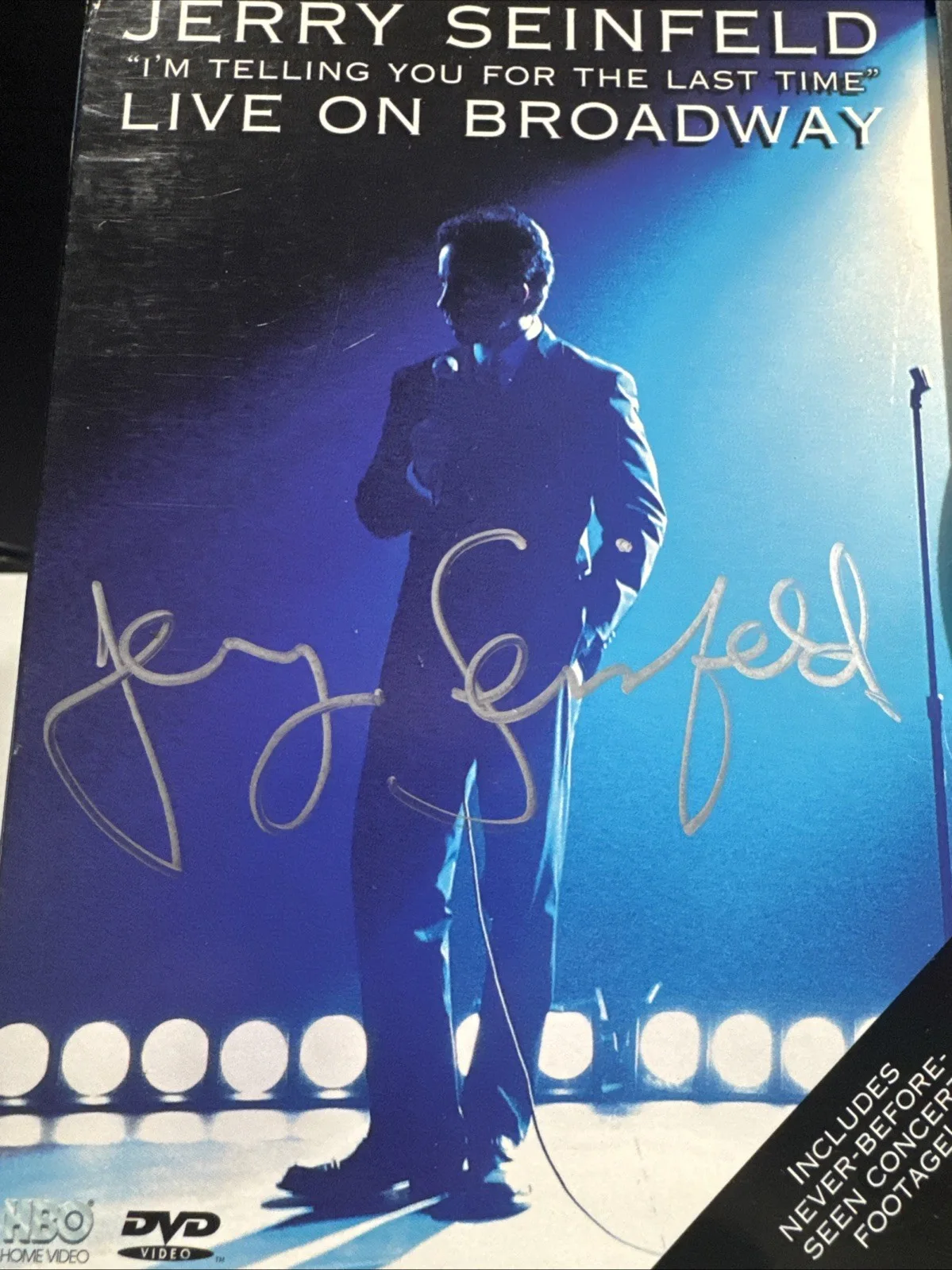 Jerry Seinfeld — JERRY SEINFELD Signed Autograph DVD Album LIVE ON BROADWAY, image 2