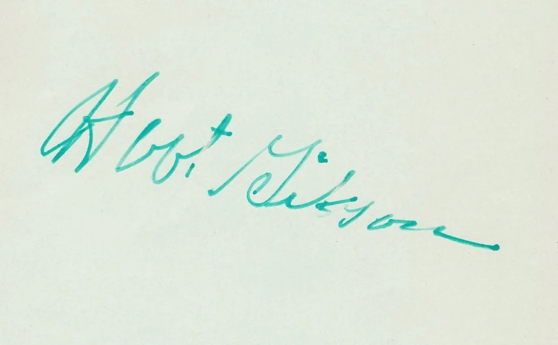 Hoot Gibson - 1940's Signed Album Page w/ Orig. 1930 Cowboy Still - d. 1962, изображение 3