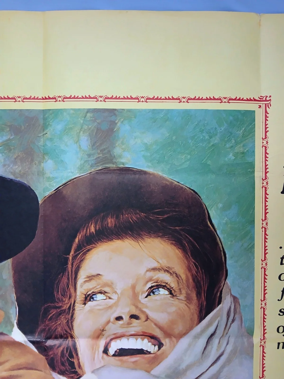 ROOSTER COGBURN (1975) original UK quad poster - John Wayne, Katharine Hepburn, изображение 3