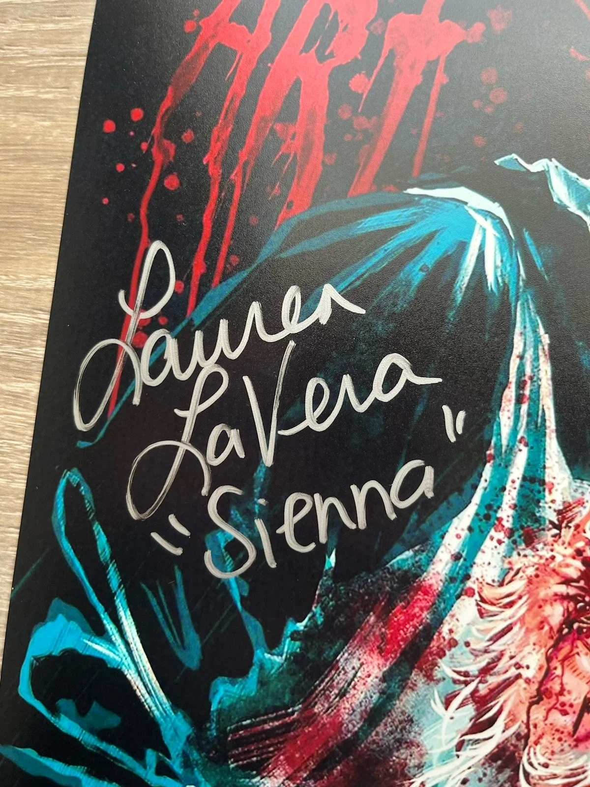 Lauren LaVera — Lauren LaVera Signed Terrifier 3 11x17 Photo JSA COA Sienna Art The Clown Horror, изображение 4