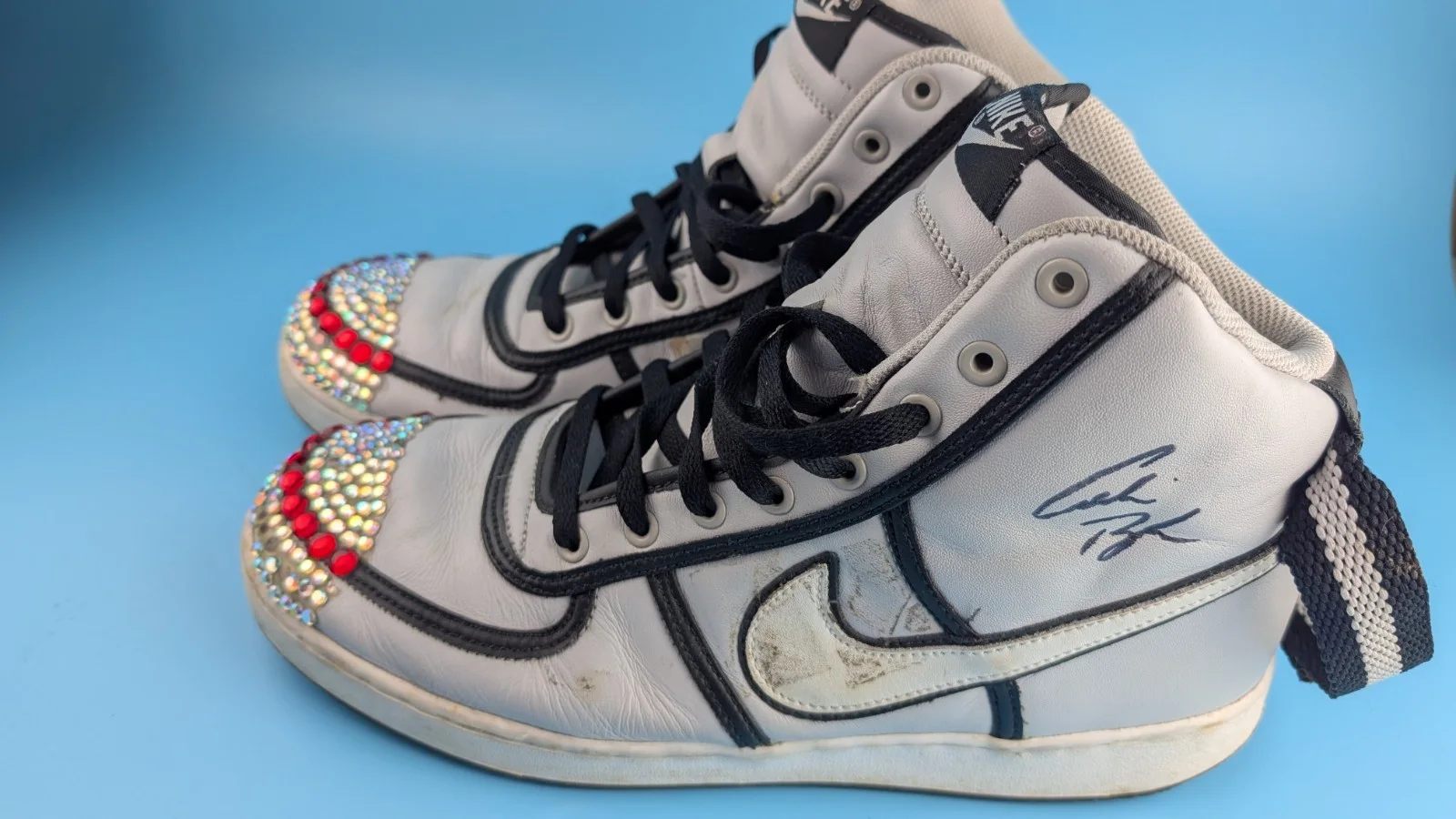 Corbin Bleu Own Signed Nike Vandal High Top Sneakers He Wore These On 2007 Tour, image 4