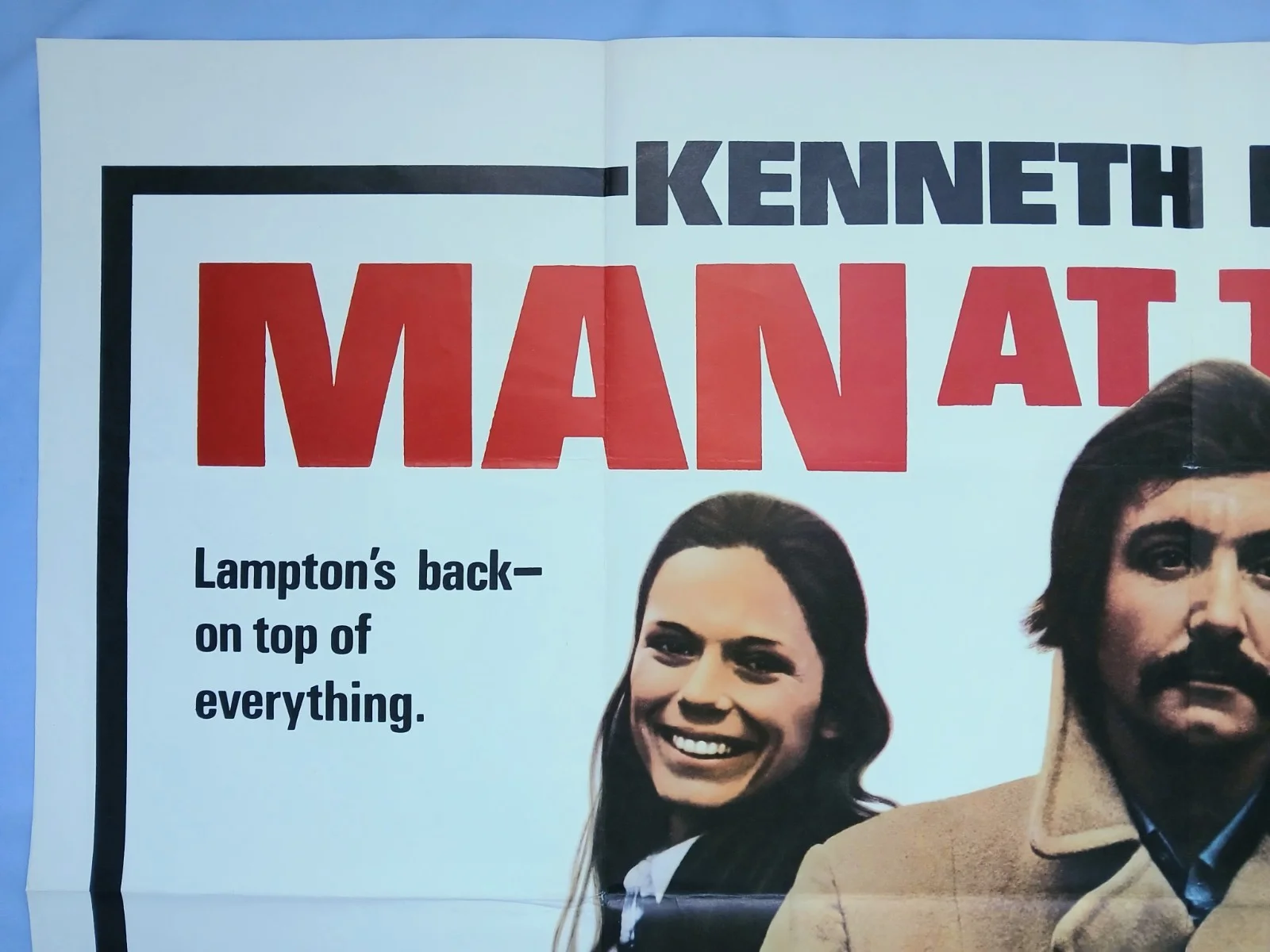 MAN AT THE TOP (1973) original UK quad poster - Kenneth Haigh, Nanette Newman, изображение 2