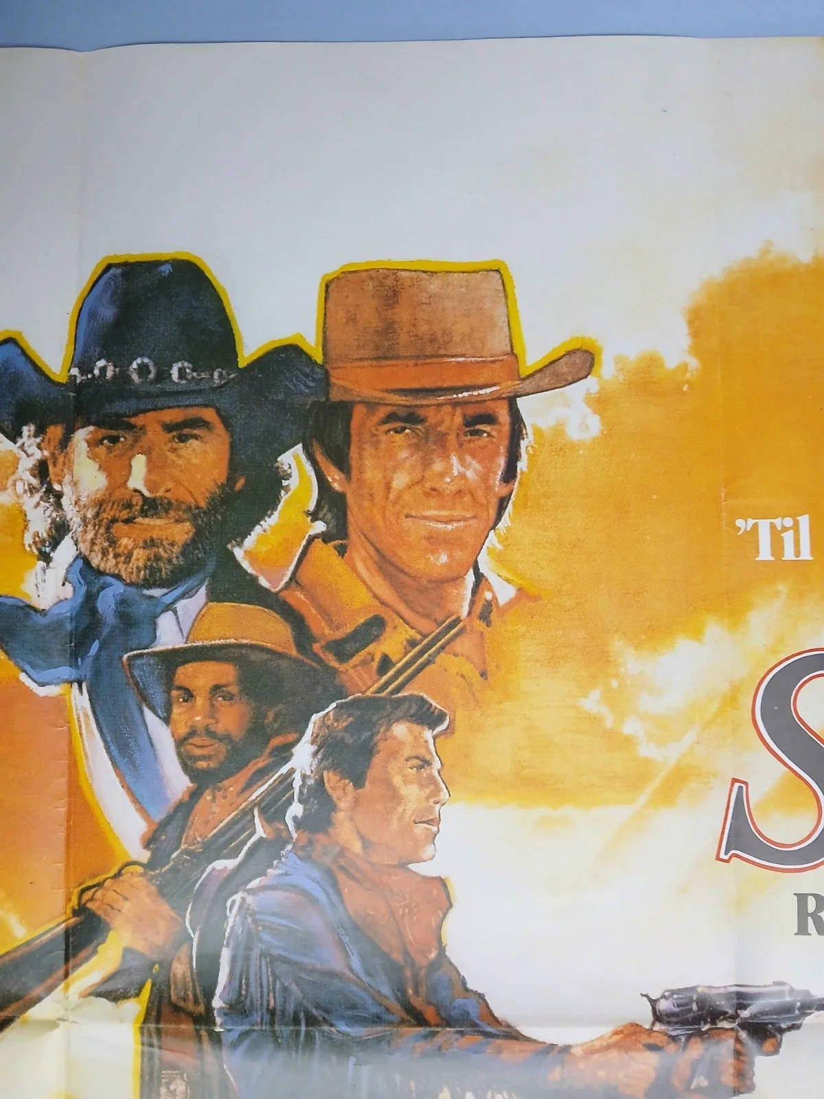 SILVERADO (1985) original UK quad poster -Kevin Kline, Costner, Arquette, Cleese, image 3