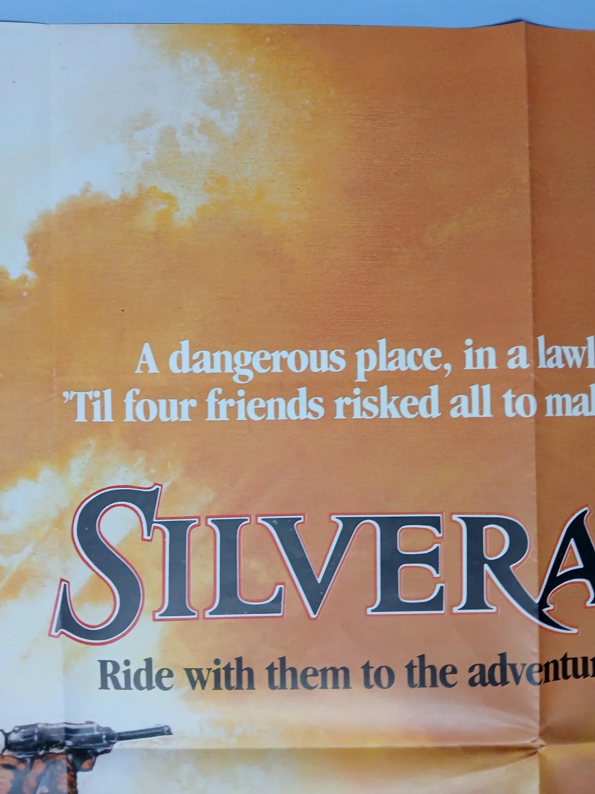 SILVERADO (1985) original UK quad poster -Kevin Kline, Costner, Arquette, Cleese, image 4