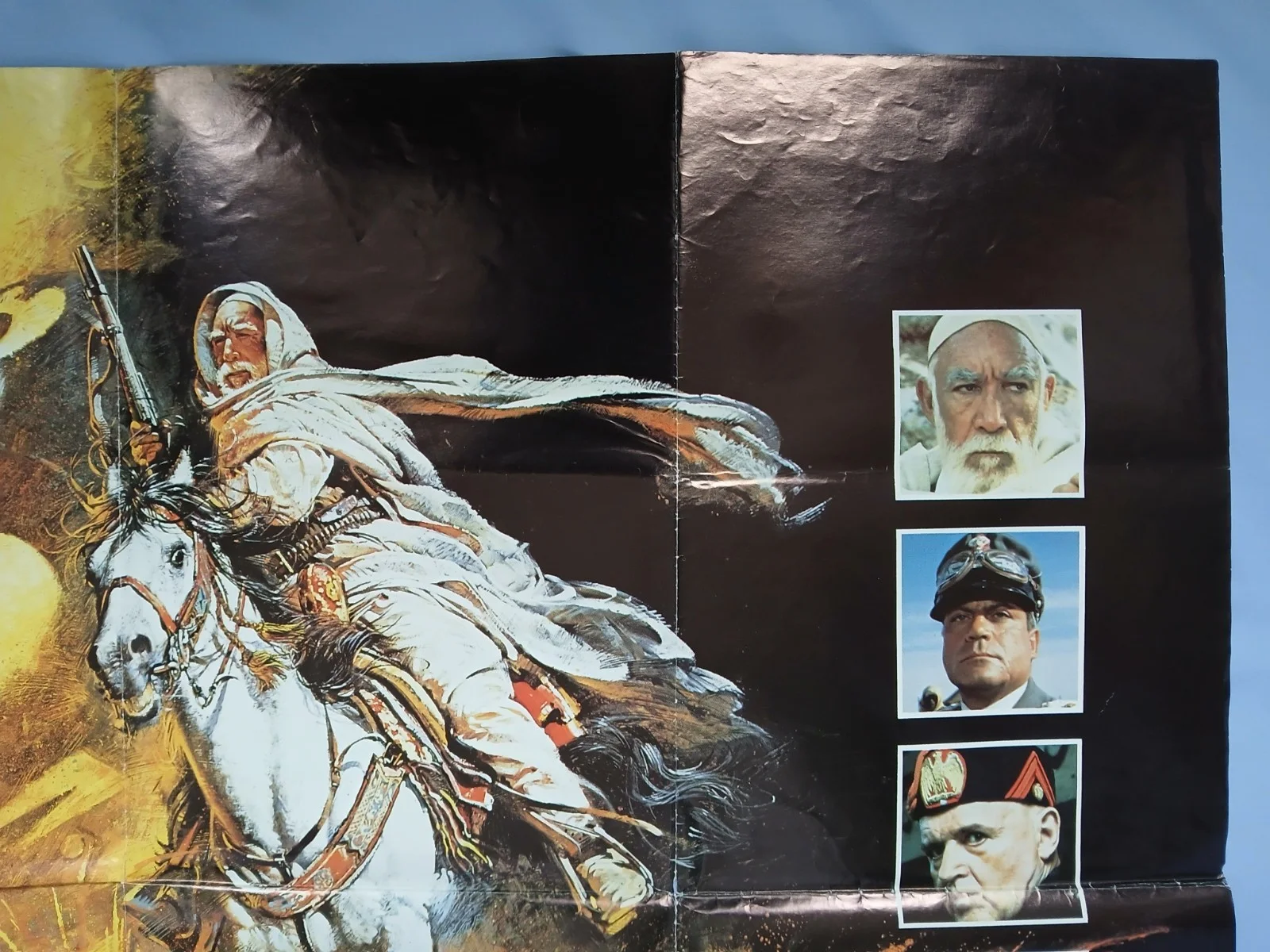 LION OF THE DESERT (1980)original quad poster Anthony Quinn,Oliver Reed -Bysouth, изображение 2