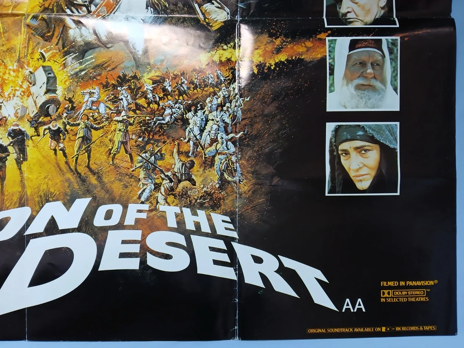 LION OF THE DESERT (1980)original quad poster Anthony Quinn,Oliver Reed -Bysouth, изображение 5