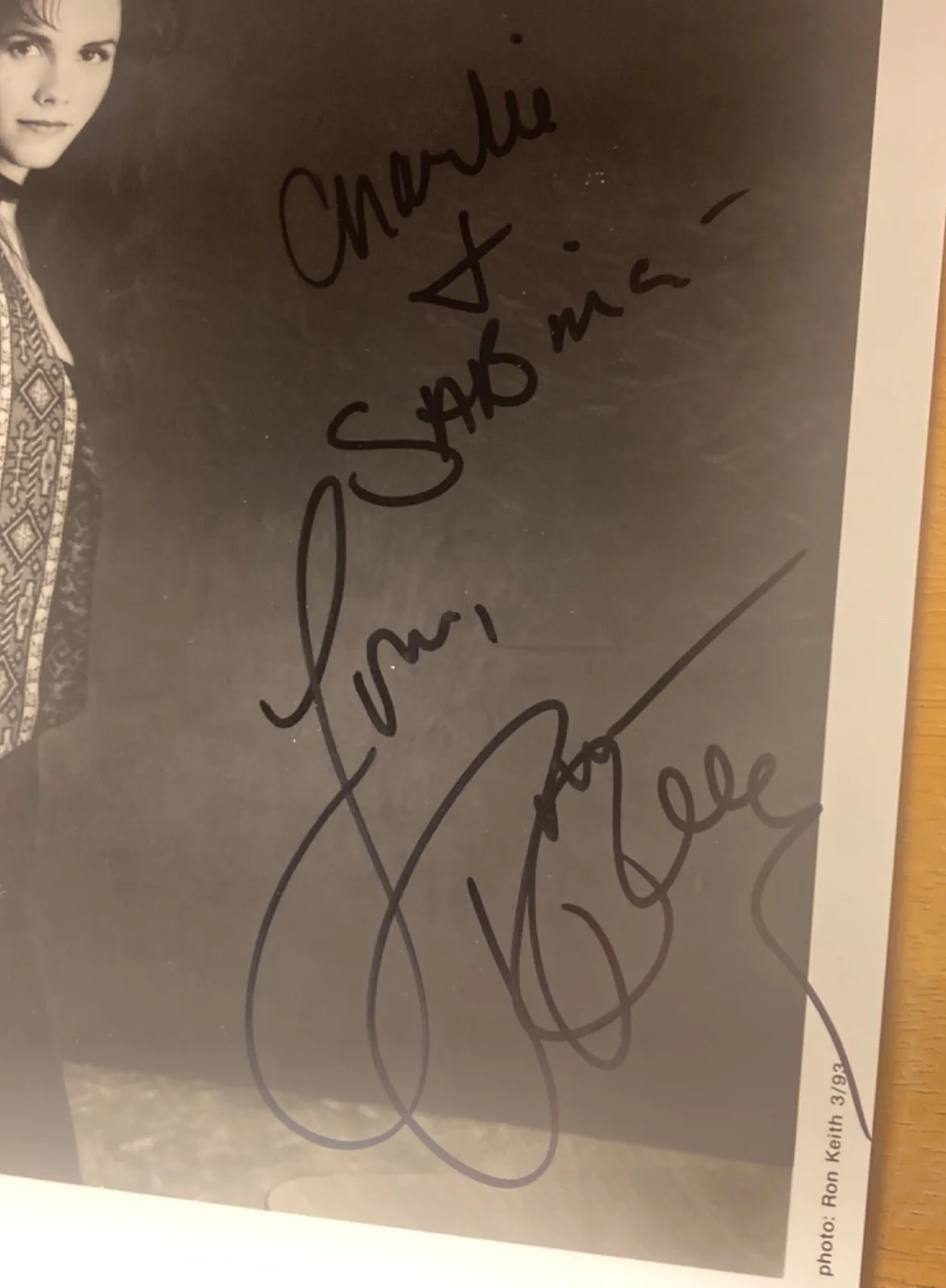 Hand SIGNED Ronna Reeves 8x10 Mercury Agency Photo - Country Music, изображение 3