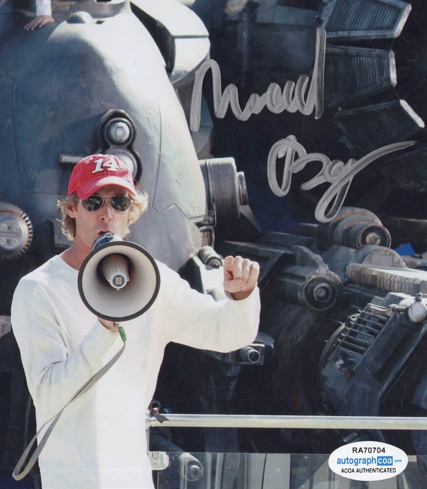 MICHAEL BAY — Michael Bay signed "TRANSFORMERS" 8x10 Photo AUTOGRAPHED Director ACOA COA Rare, изображение 4