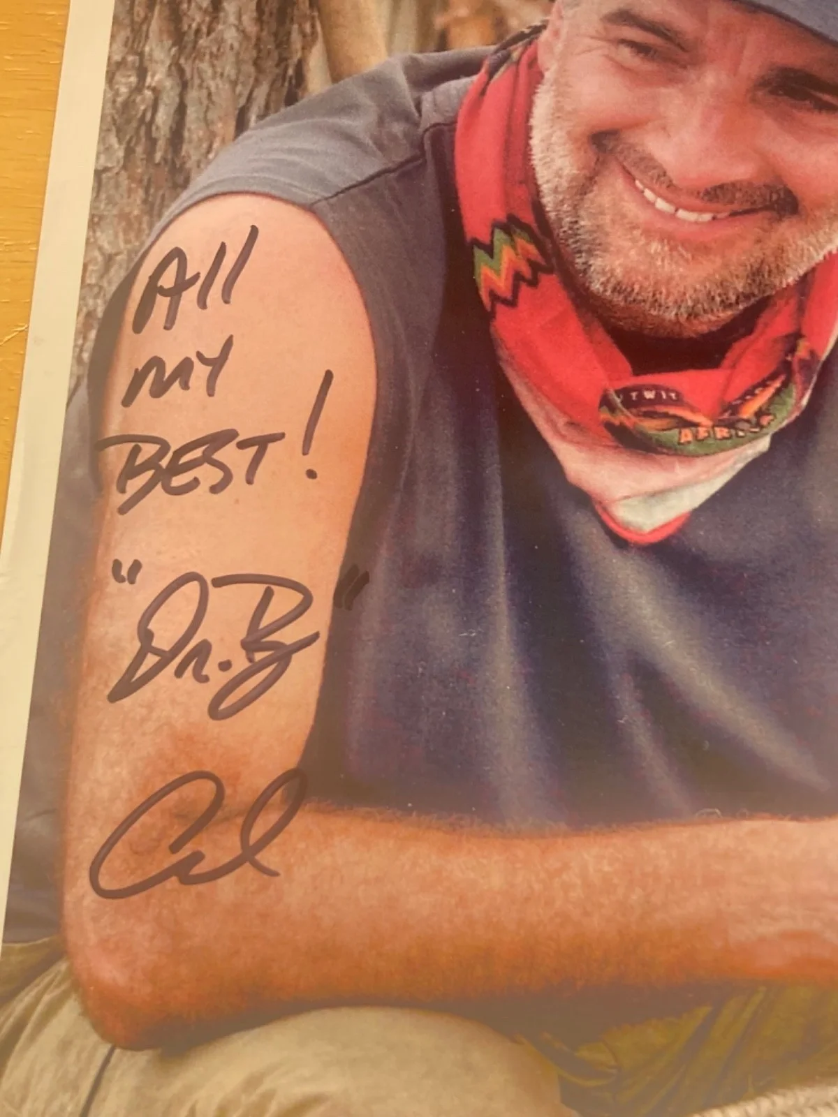 Hand SIGNED Dr Carl Bilancione 8x10 Photo - Survivor TV Show Contestant, изображение 3