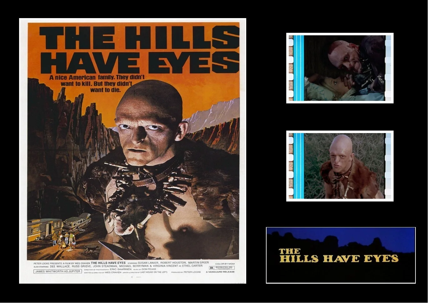 The Hills Have Eyes 1977 Film Cell Signed Stunning Display With COA, изображение 3