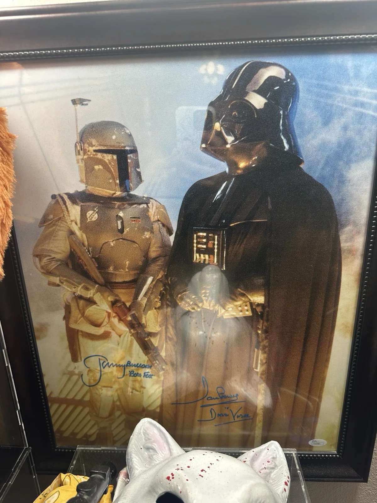 Jeremy Bulloch, Dave Prowse — Star Wars Autographed Framed Photo Jeremy Bulloch Dave Prowse JSA Authenticated