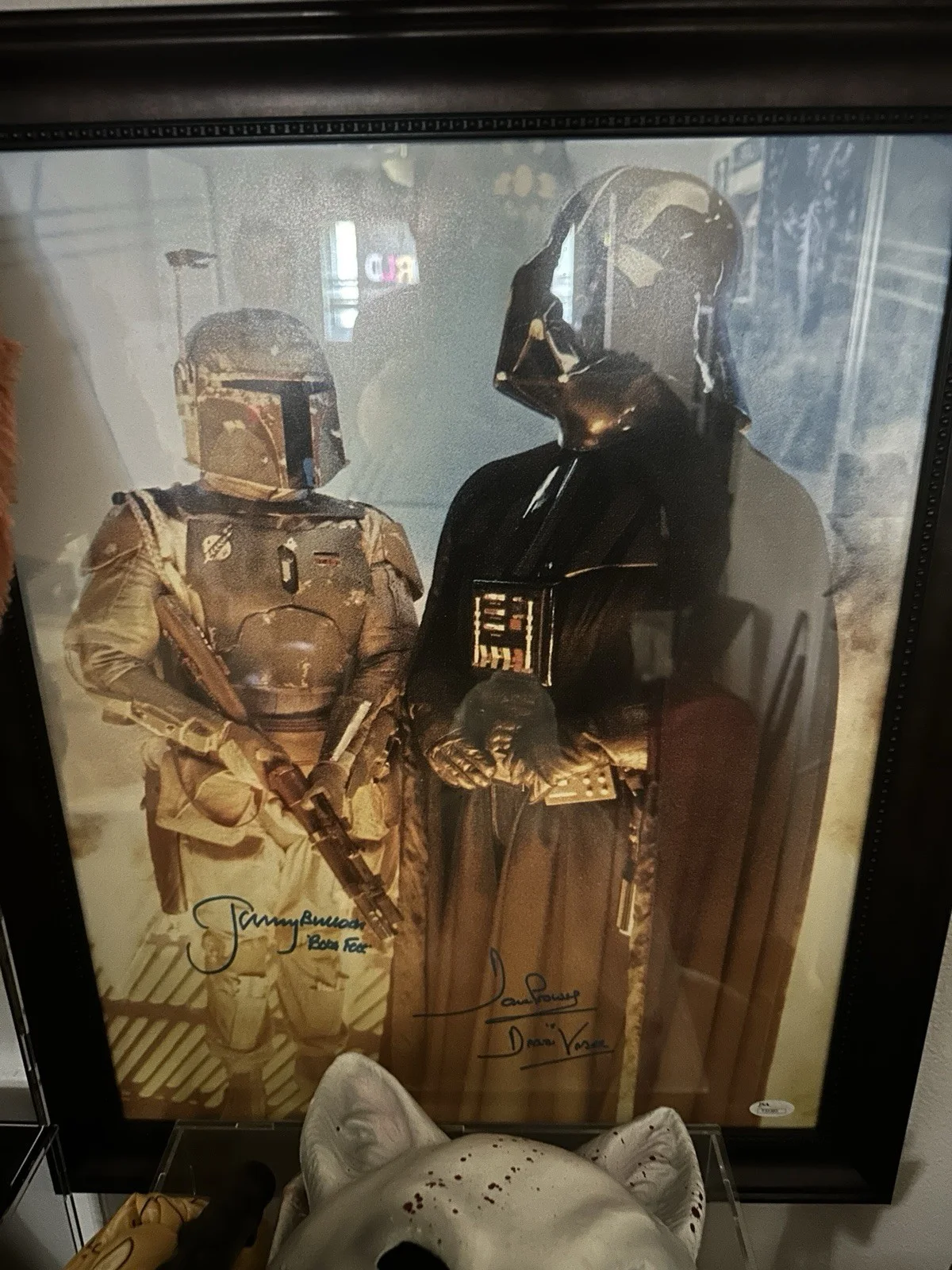 Jeremy Bulloch, Dave Prowse — Star Wars Autographed Framed Photo Jeremy Bulloch Dave Prowse JSA Authenticated, изображение 2