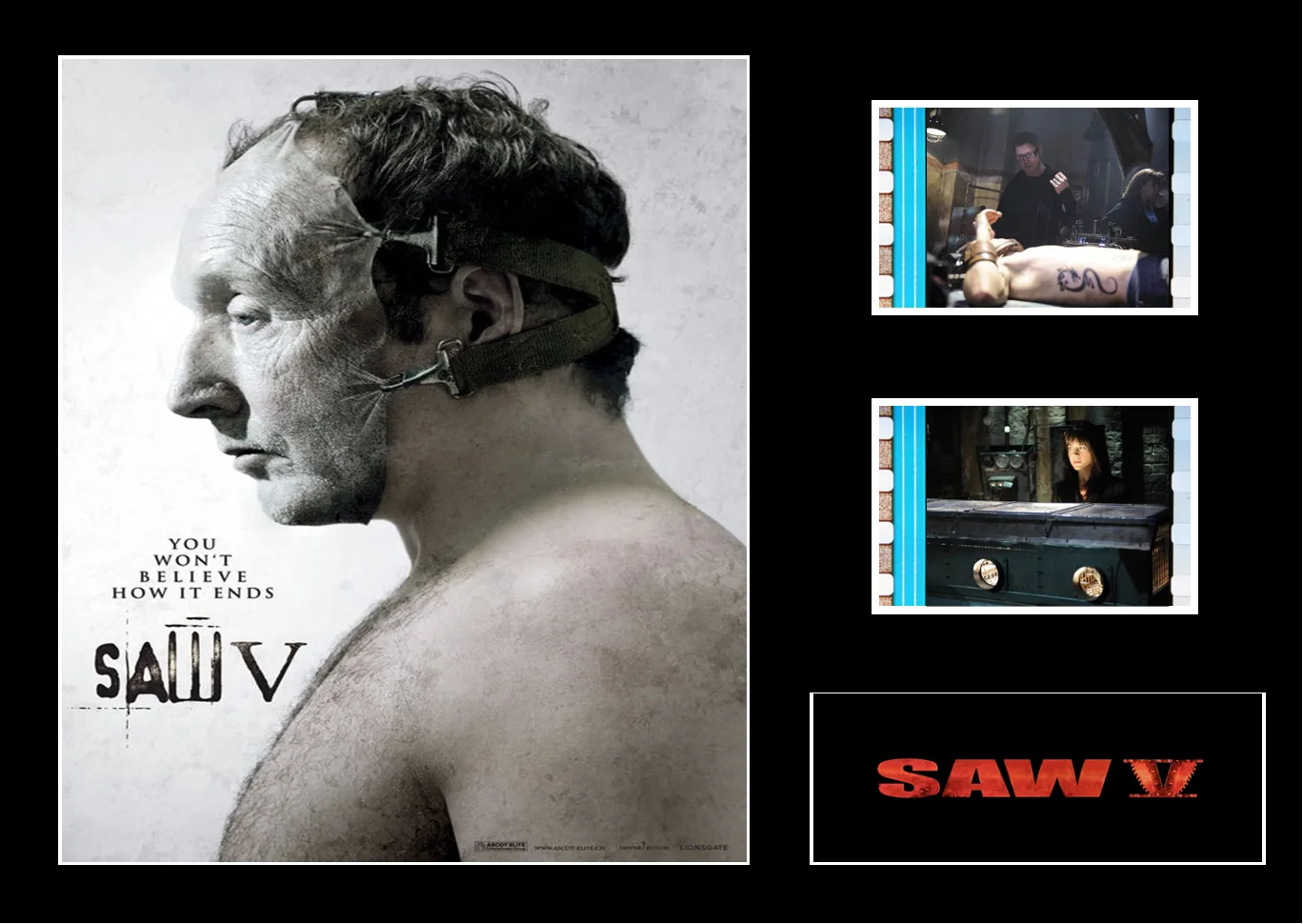 Saw V Film Cell Stunning Display With COA, image 3