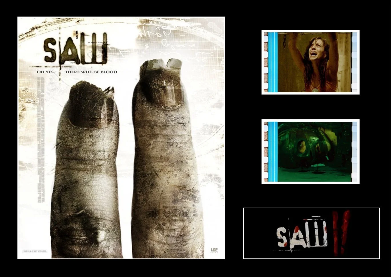 Saw II Film Cell Signed Stunning Display With COA, image 3
