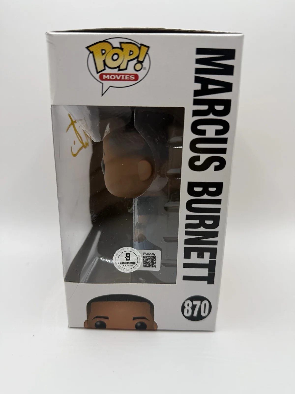 MARTIN LAWRENCE SIGNED MARCUS BURNETT BAD BOYS FUNKO POP - BECKETT COA, изображение 2