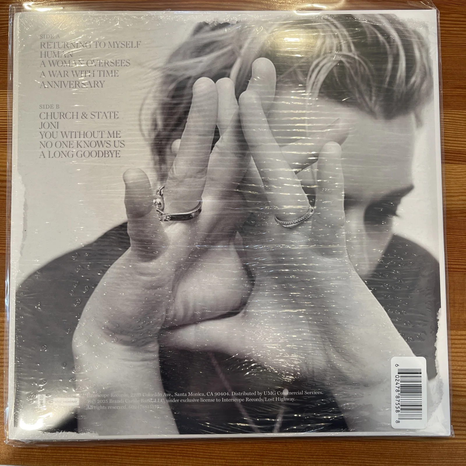 Brandi Carlile Returning to Myself Vinyl SIGNED BY ALL 5 Band Members, image 2