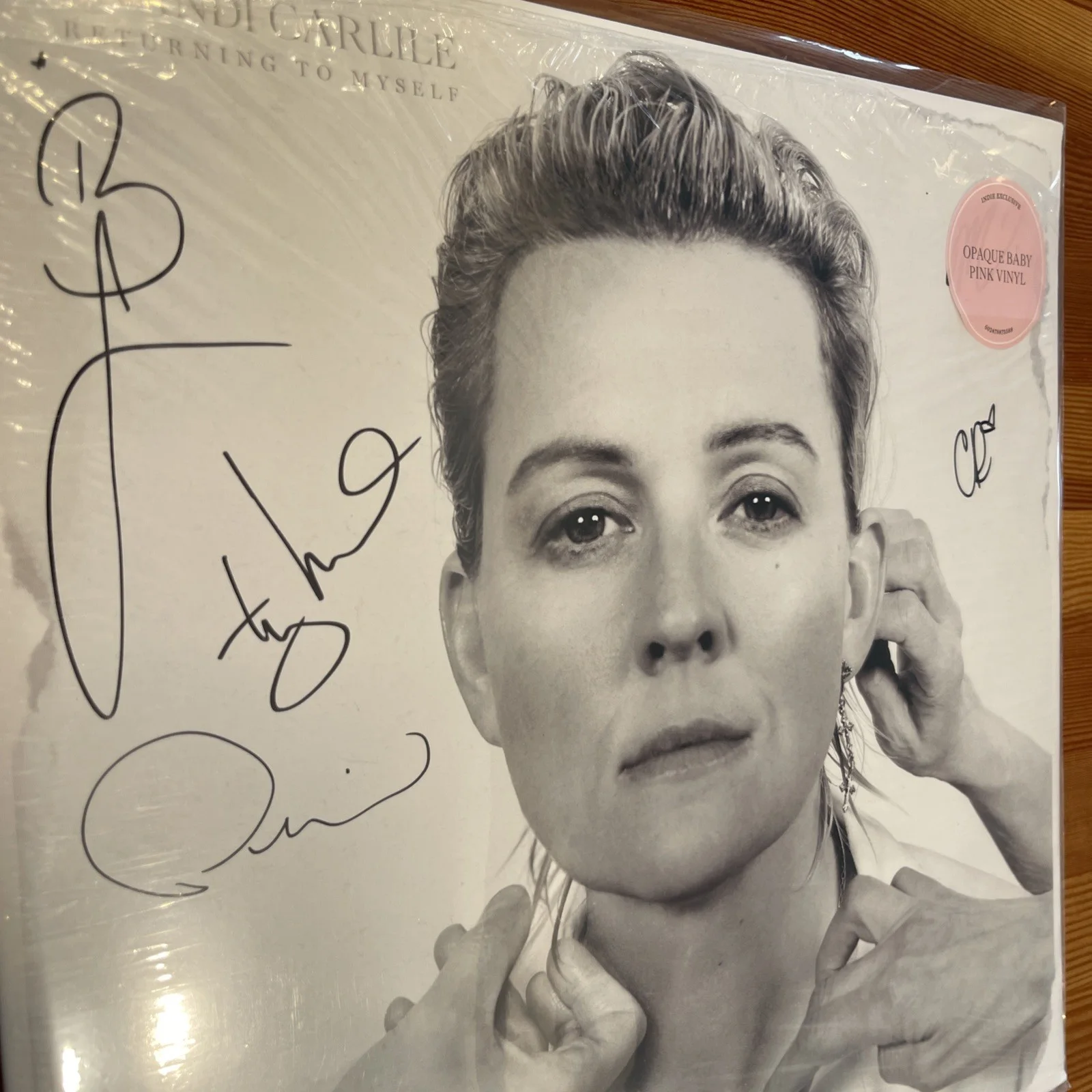 Brandi Carlile Returning to Myself Vinyl SIGNED BY ALL 5 Band Members, image 3