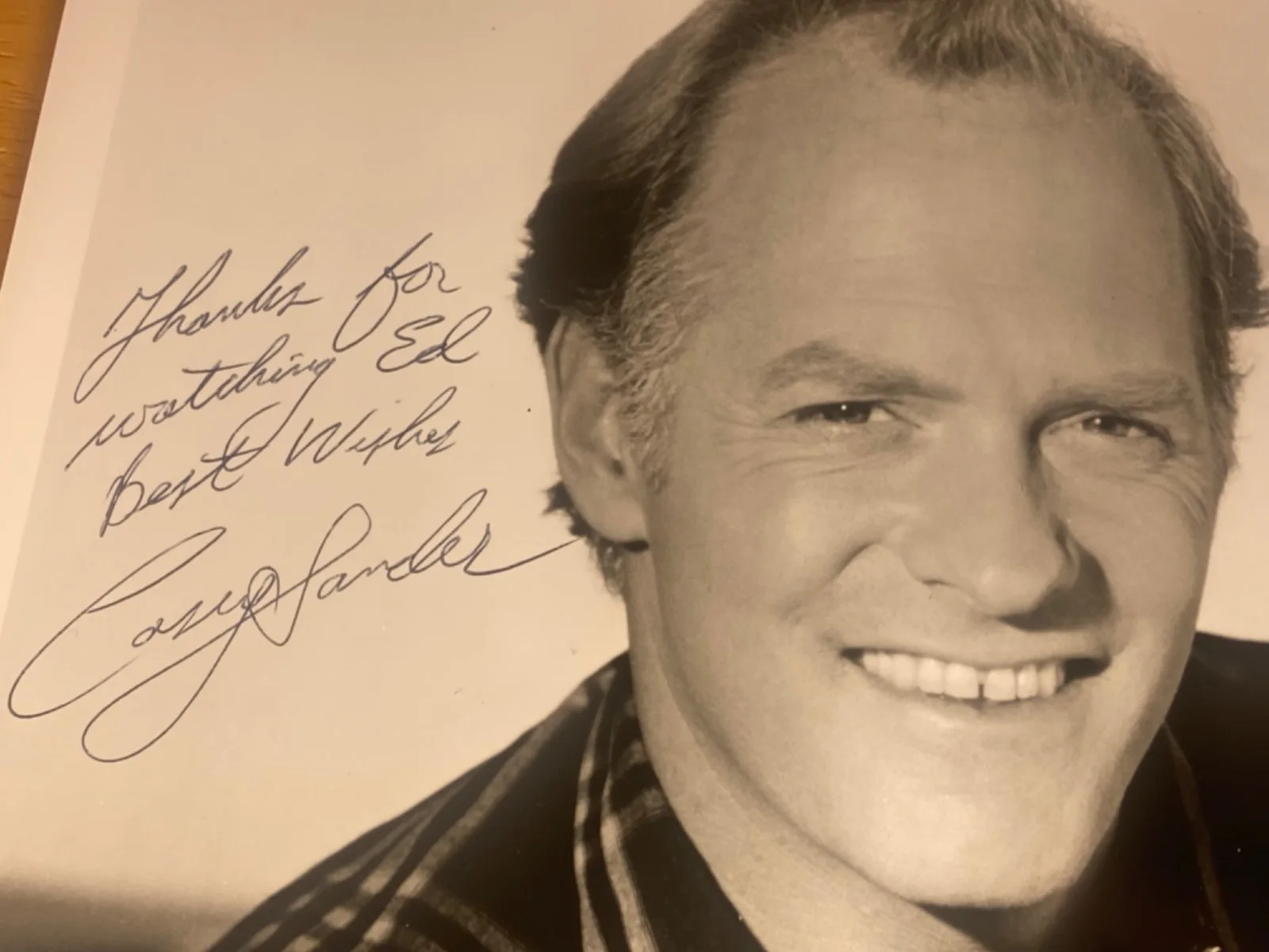 Hand SIGNED Casey Sander 8x10 Vintage Photo - Big Bang Theory, Grace & Frankie,, изображение 3