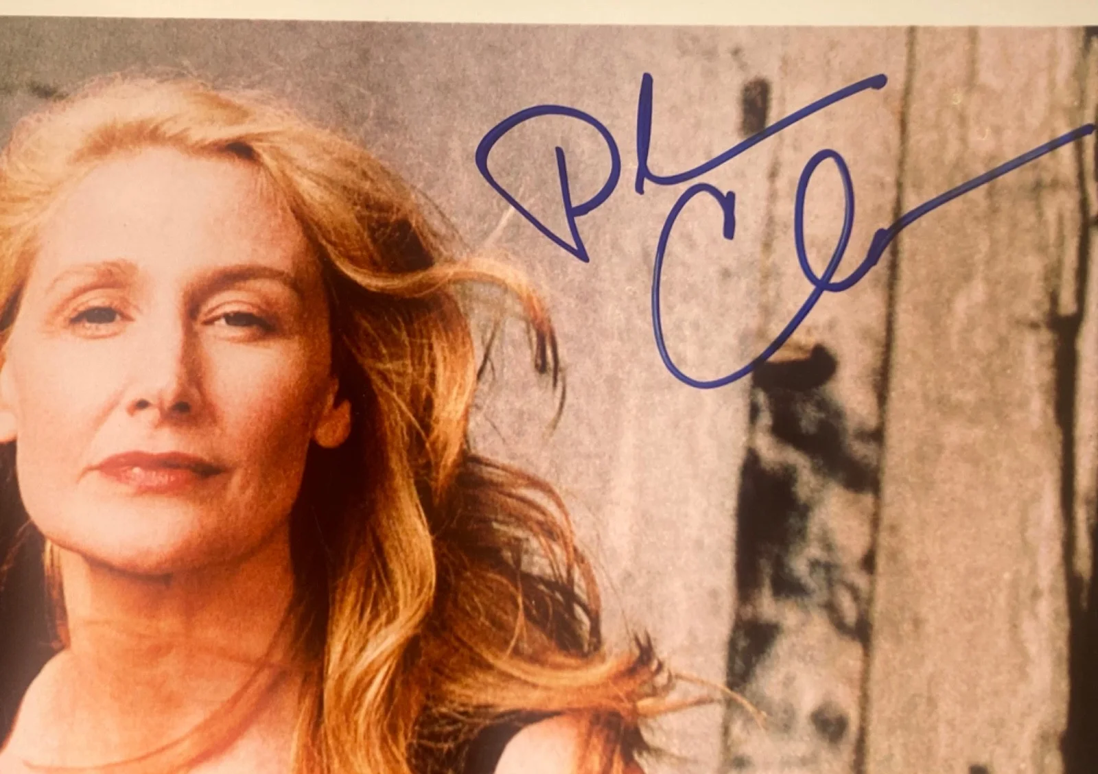 Foto 8x10 assinada à mão de Patricia Clarkson - Agente de estação, The Dead Pool, peças, изображение 3