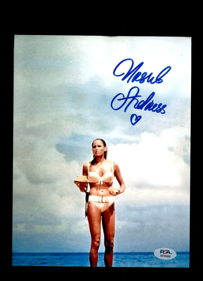 Ursula Andress — Ursula Andress PSA DNA Signed 8x10 Photograph Autograph