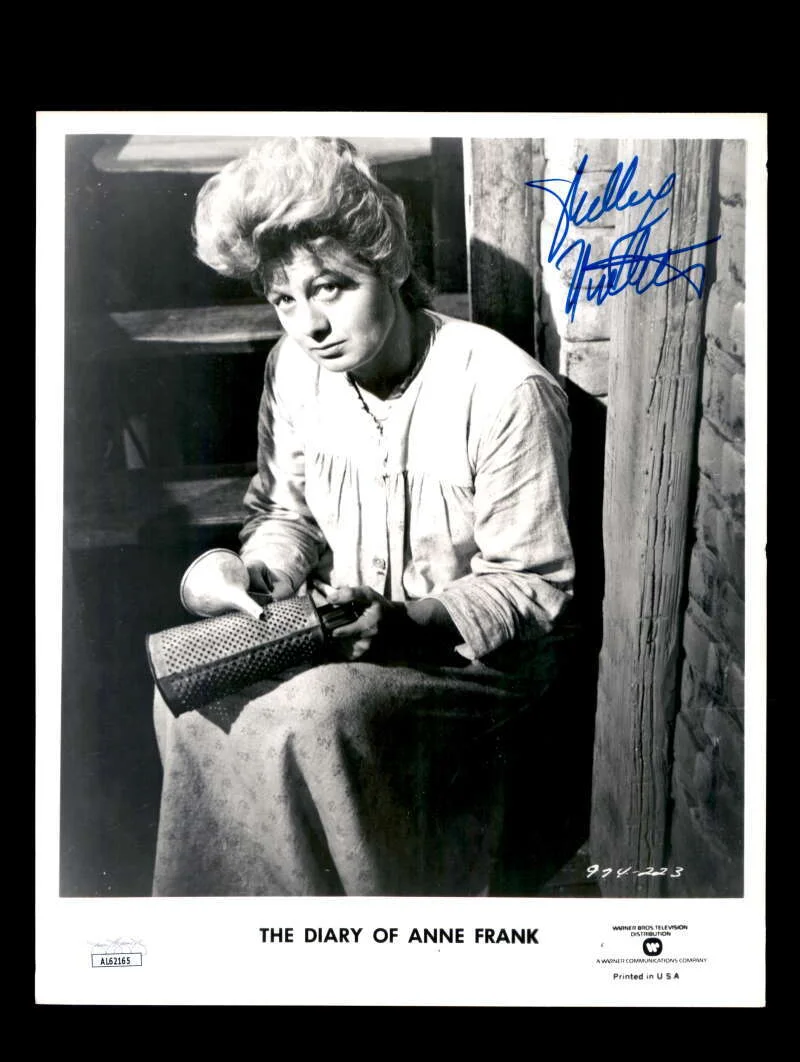 Shelley Winters — Shelley Winters JSA Cert Signed 8x10 Photo Anne Frank Autograph