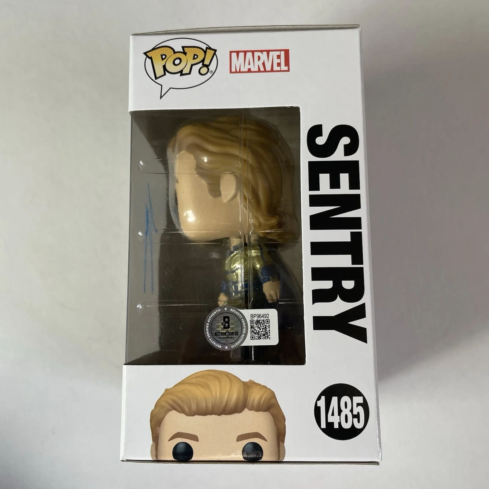 Lewis Pullman — Lewis Pullman Signed Sentry Funko Thunderbolts Marvel Autograph Beckett, image 3
