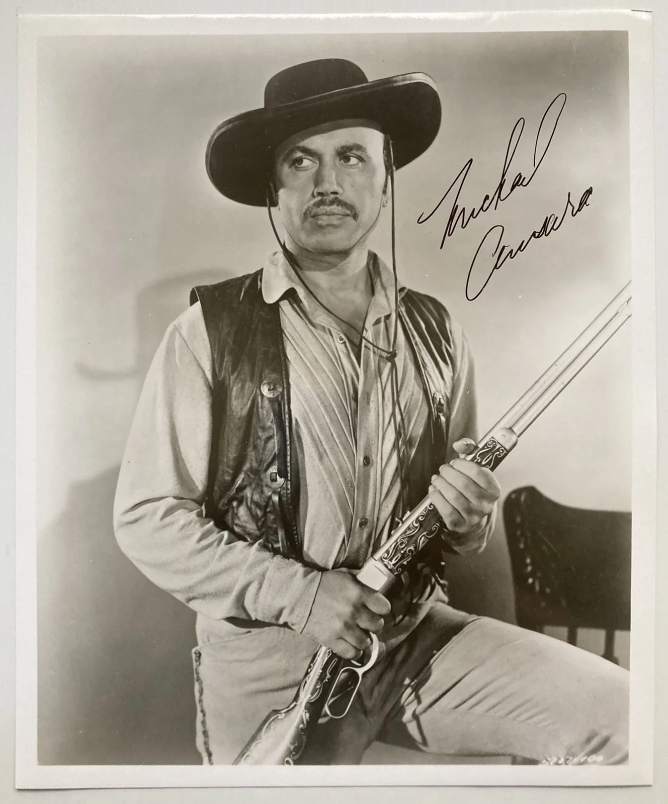 Michael Ansara — Broken Arrow Michael Ansara Signed Autograph 8x10 B&W Photo - JSA Cert - FREE SH, image 2