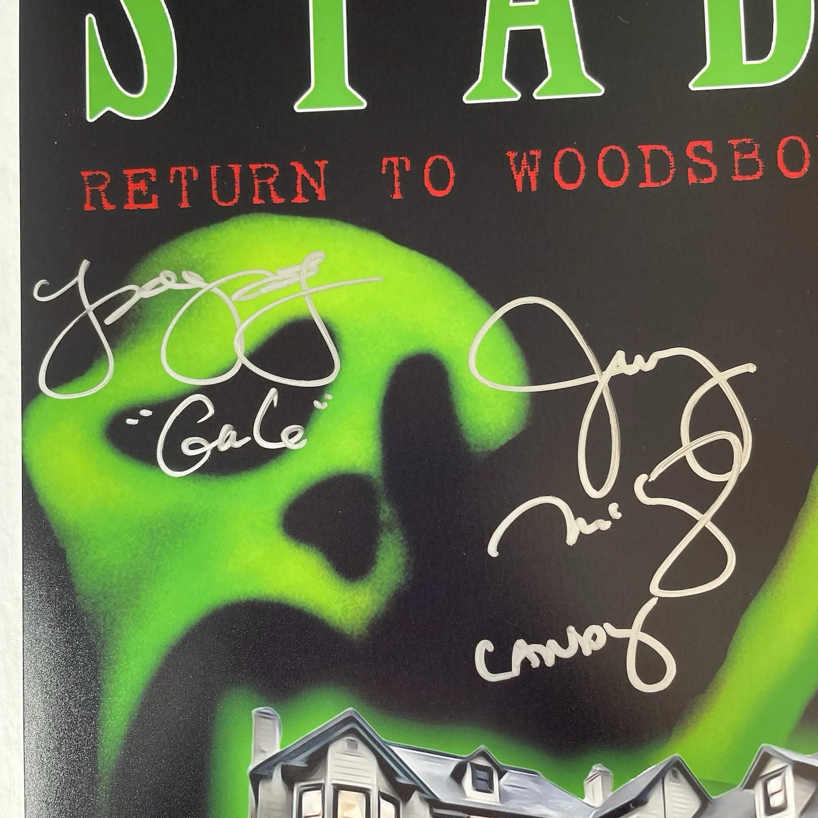 Parker Posey/Jenny McCarthy Signed 11x17 Photo Scream Autograph Auto Beckett COA, изображение 3