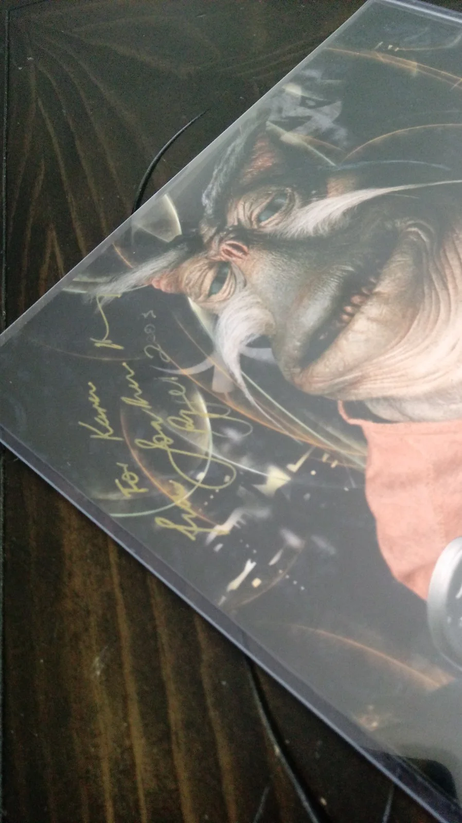 JONATHAN HARDY — SIGNED Farscape HTF Dominar Rygel XVI RARE Jonathan Hardy AUTOGRAPHED Photo RIP, изображение 2