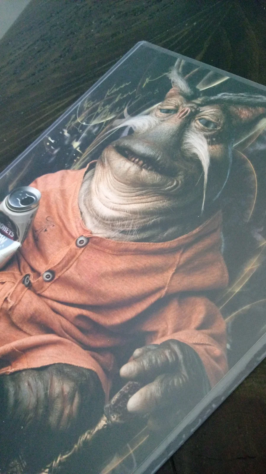 JONATHAN HARDY — SIGNED Farscape HTF Dominar Rygel XVI RARE Jonathan Hardy AUTOGRAPHED Photo RIP, изображение 3