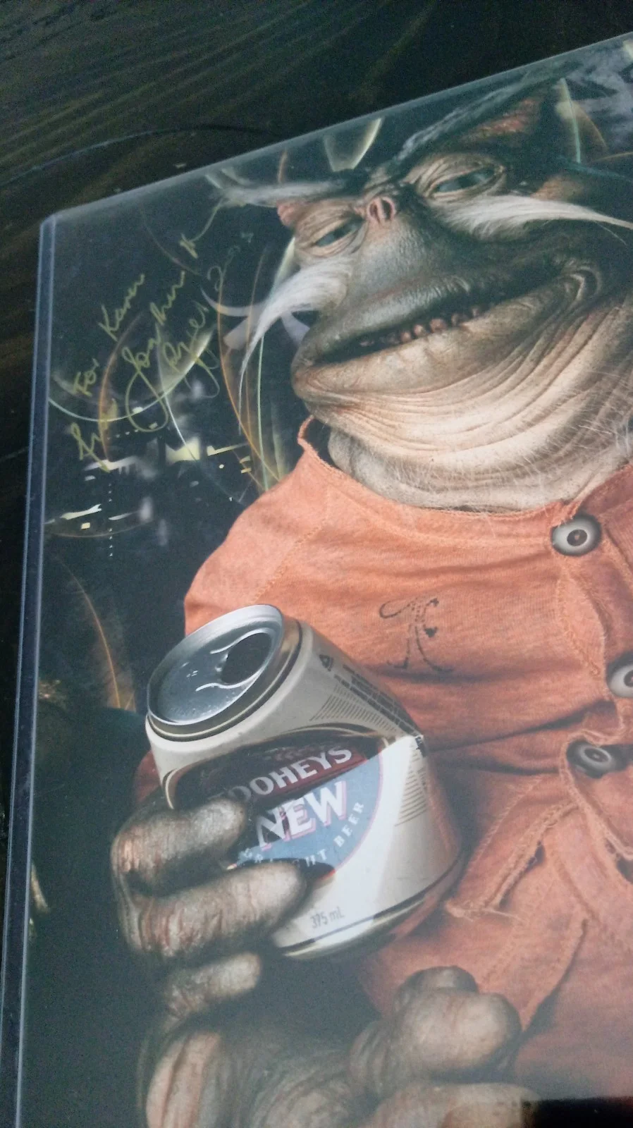 JONATHAN HARDY — SIGNED Farscape HTF Dominar Rygel XVI RARE Jonathan Hardy AUTOGRAPHED Photo RIP, изображение 4