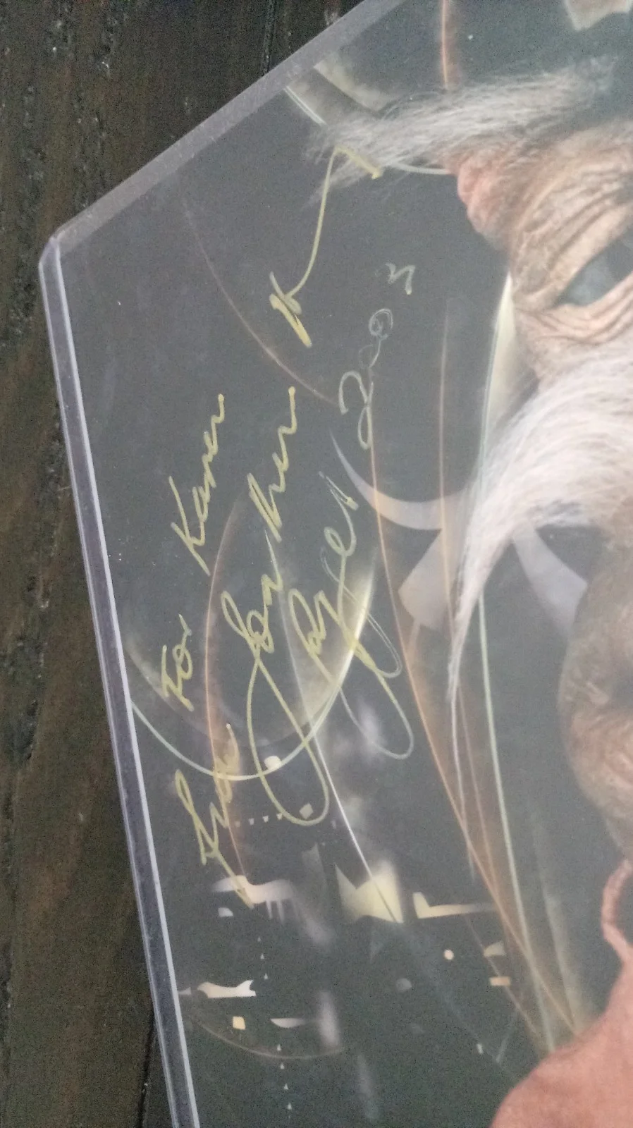 JONATHAN HARDY — SIGNED Farscape HTF Dominar Rygel XVI RARE Jonathan Hardy AUTOGRAPHED Photo RIP, изображение 5