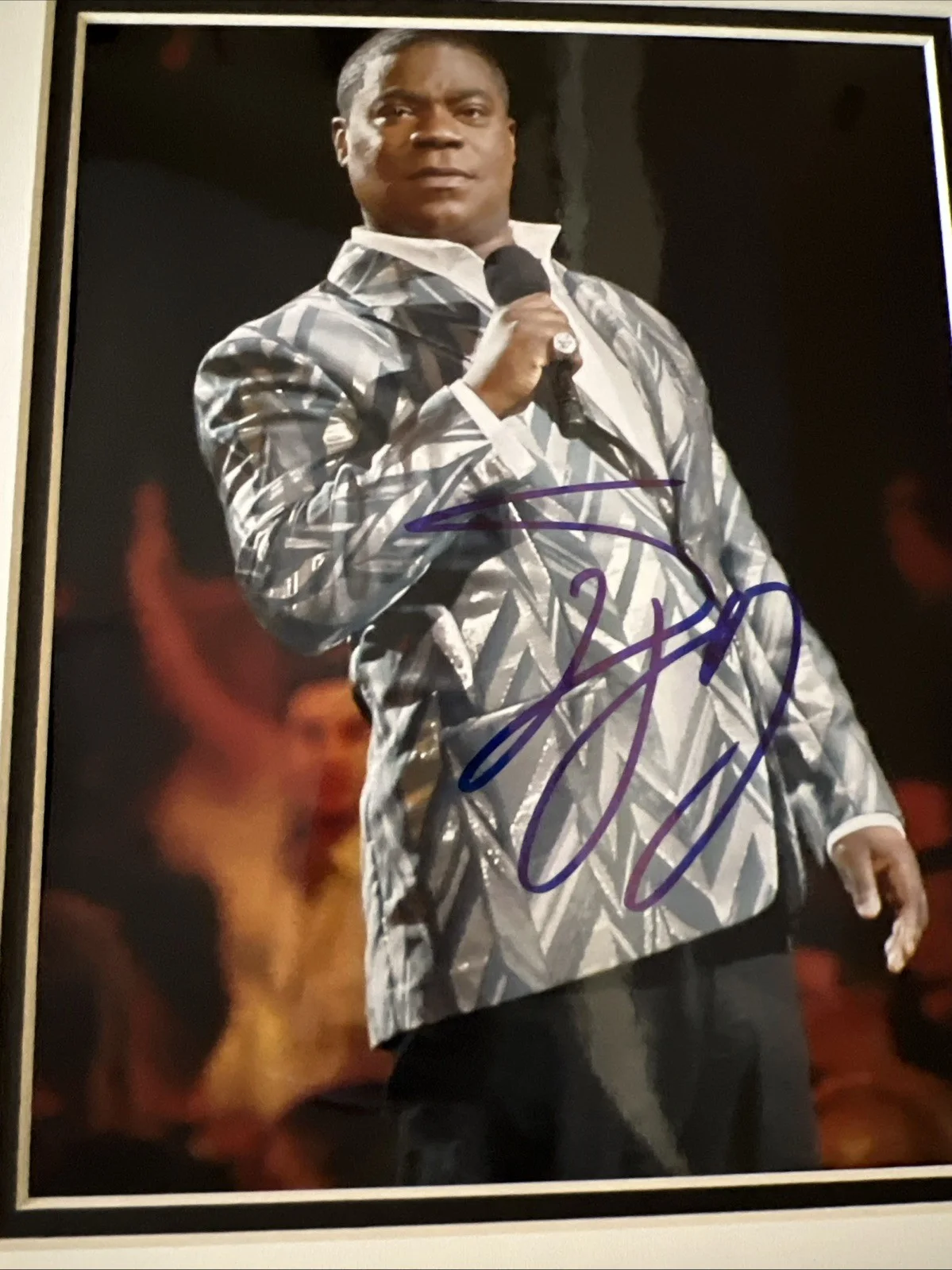 Tracy Morgan — Tracy Morgan signed 8x10 photo Comedian Saturday Night Live/ 30 Rock, image 3
