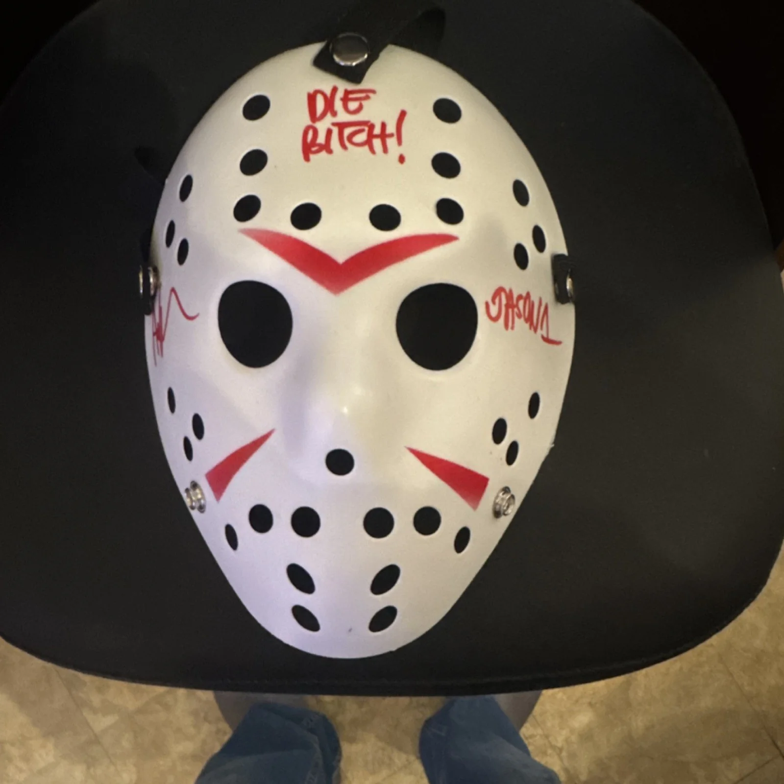 Jason — Jason Voorhees Autographed Original Mask Beckett Authenticated Friday the 13th