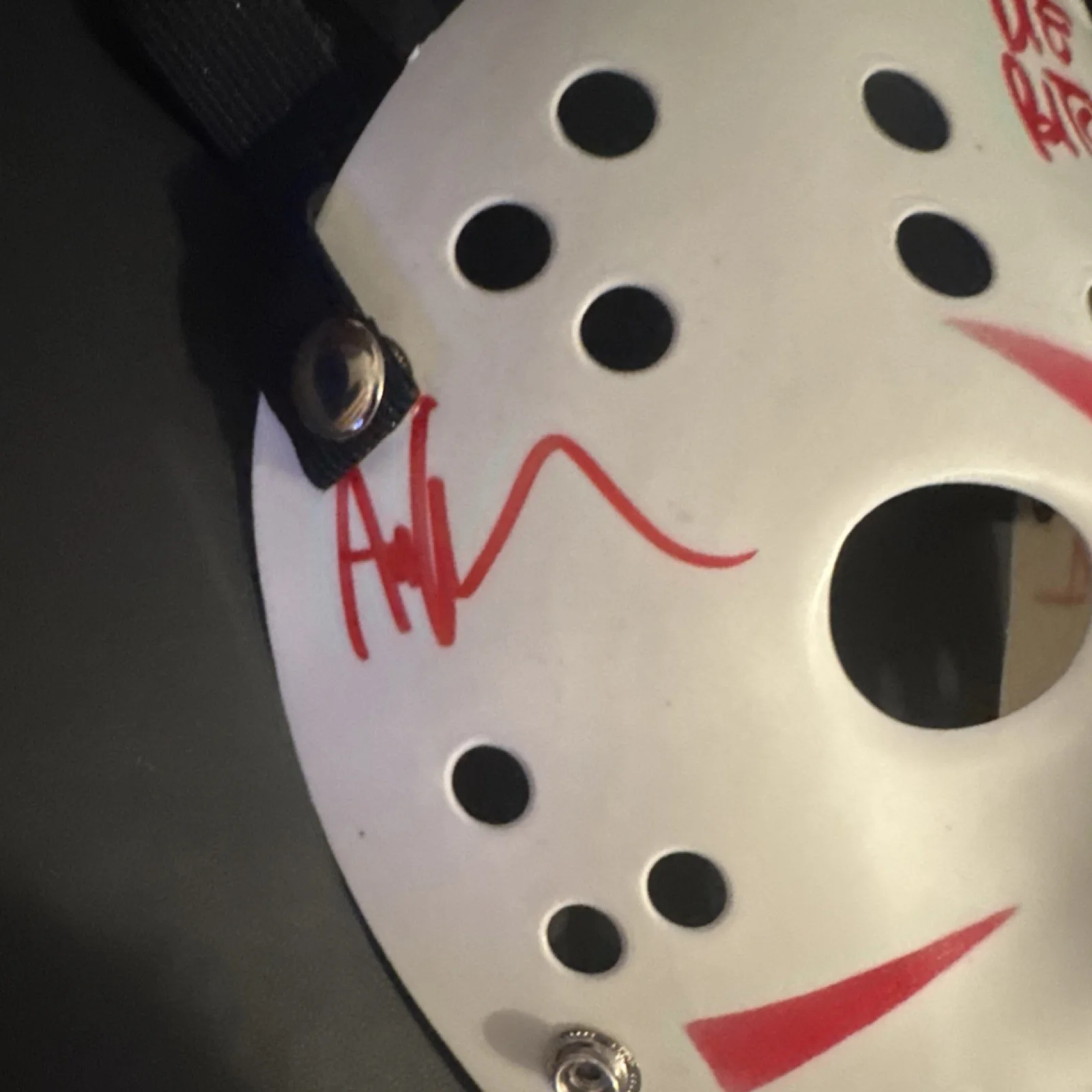 Jason — Jason Voorhees Autographed Original Mask Beckett Authenticated Friday the 13th, изображение 3