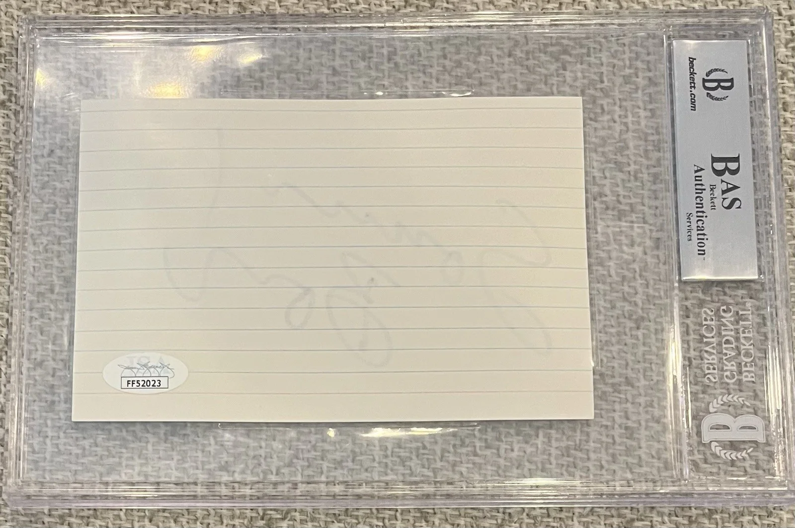 Sonny Bono — Sonny Bono Singer & US Congress SIGNED Cut Large/Bold Autograph Beckett RIP 1998, image 2