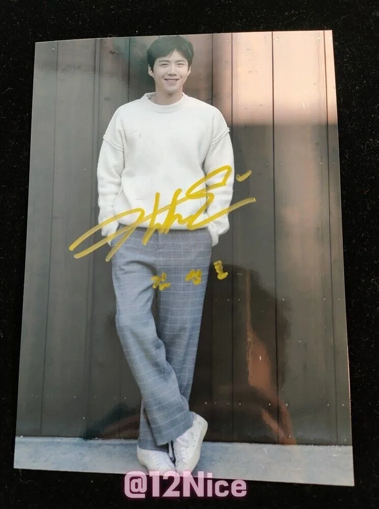 Kim Seon Ho Autographed Photo 4*6 K-POP 102021, image 3