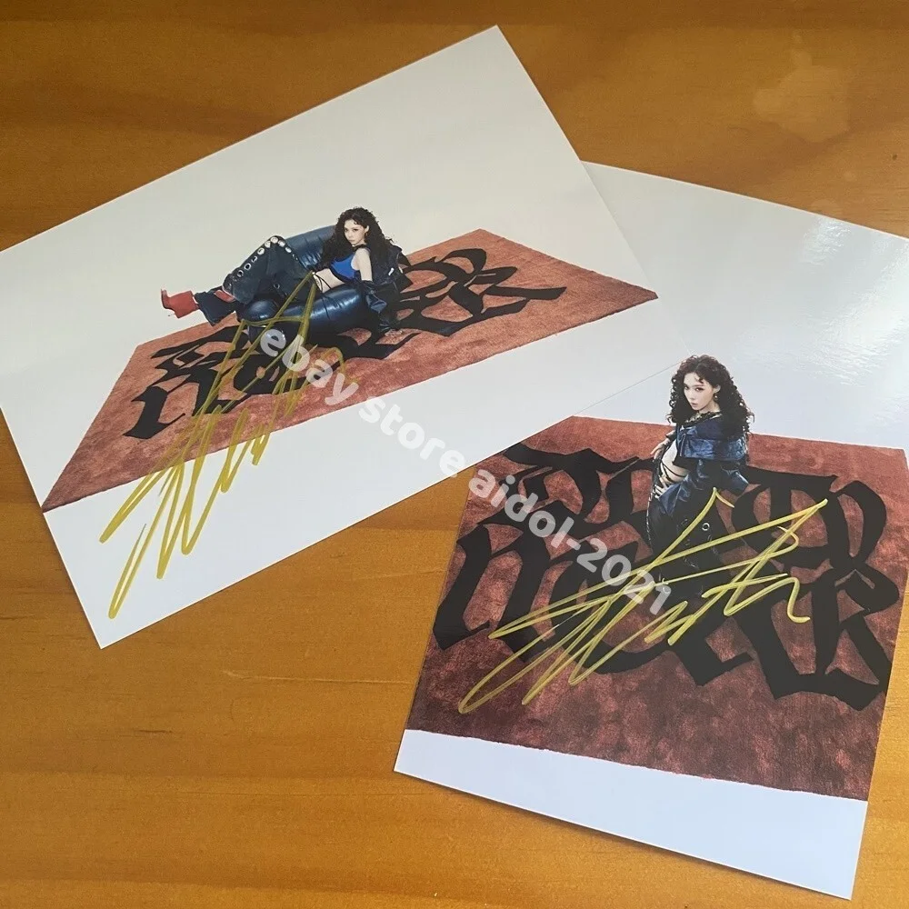 Aespa Winter Autographed Signed Photo K-POP Collection 4*6 2025B, изображение 2