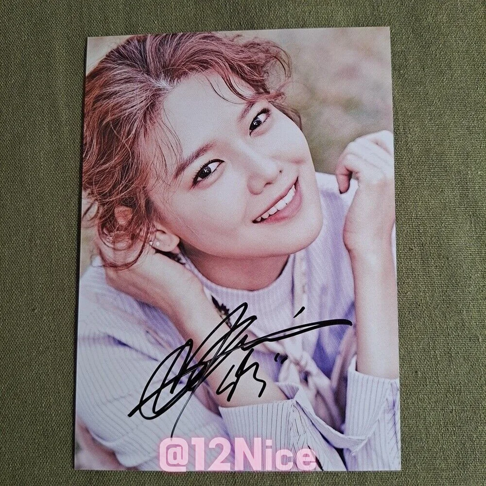 SNSD Choi Sooyoung Autographed Signed Photo K-POP 4*6 2022, изображение 4