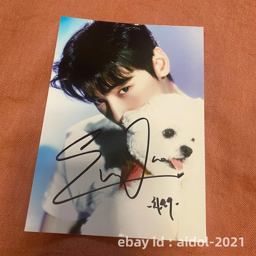 ASTRO Cha EunWoo Autographed Photo ELSE 4*6 Autographs Collectibles 2026C, изображение 3