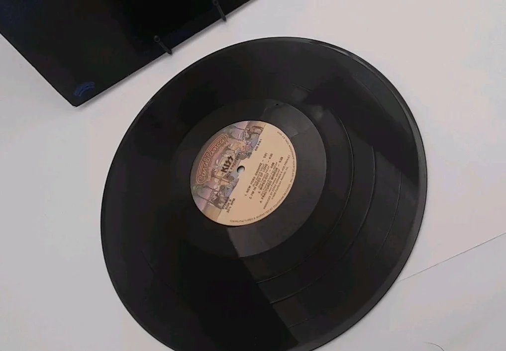 Kiss Ace Frehley Solo Autographed Signed Record LP, image 4