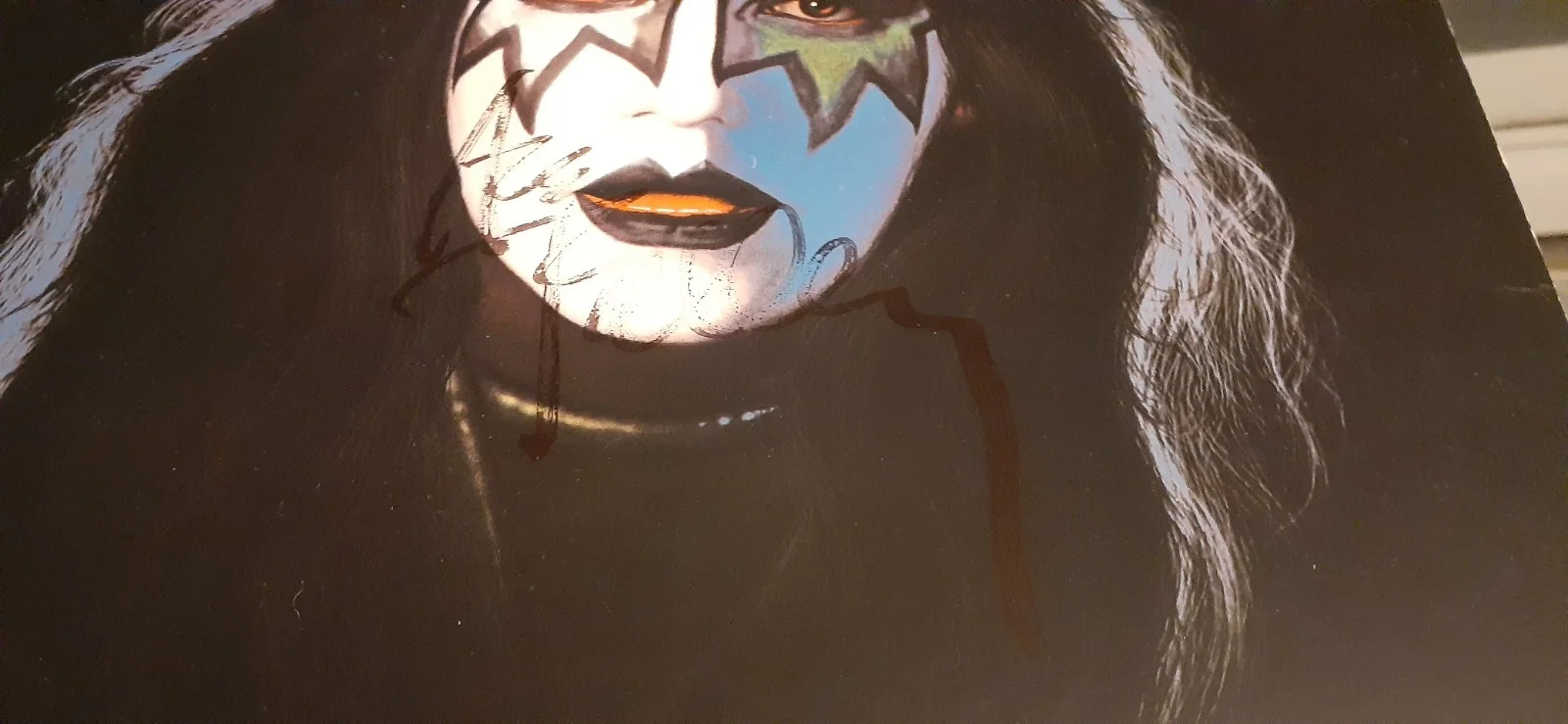 Kiss Ace Frehley Solo Autographed Signed Record LP, image 5