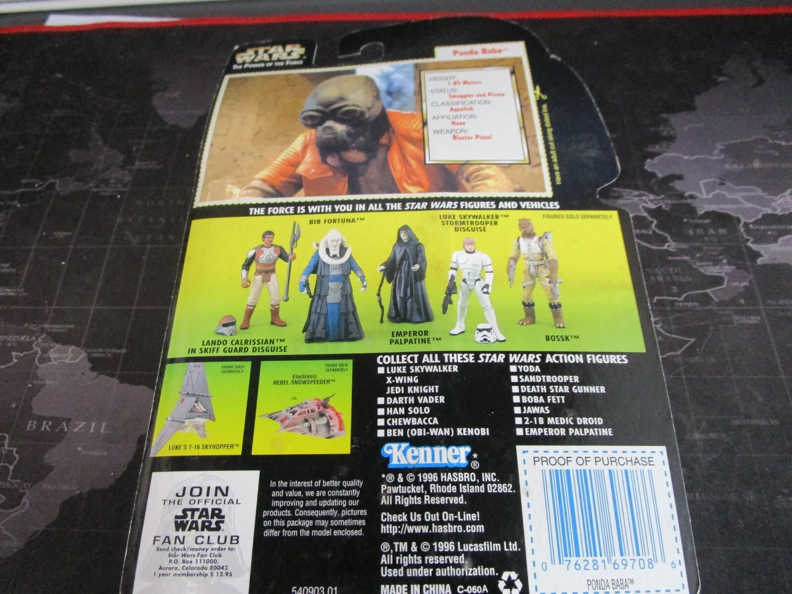 STARWARS THE POWER OF THE FORCE ' PONDA BABA ' FIGURE - KENNER 1996 - NEW, image 5