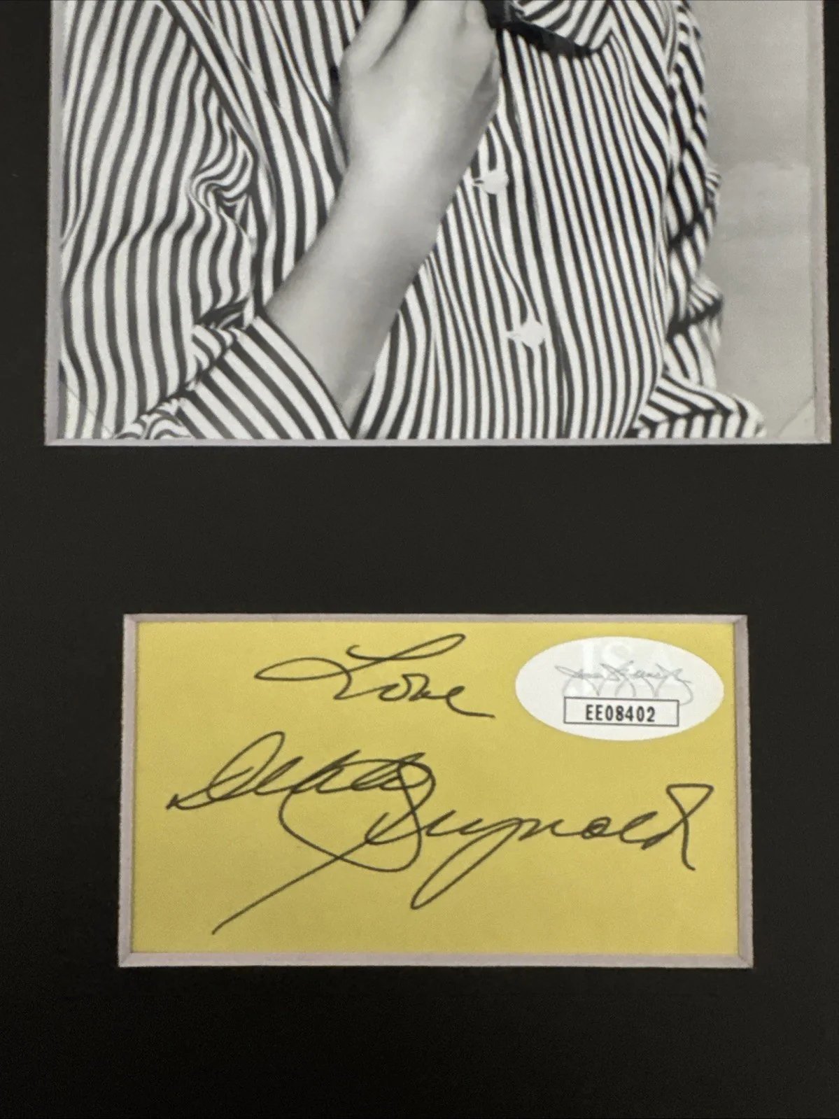 Debbie Reynolds Signed Autographed Photo Matted To 8x10 JSA Authentic, image 3
