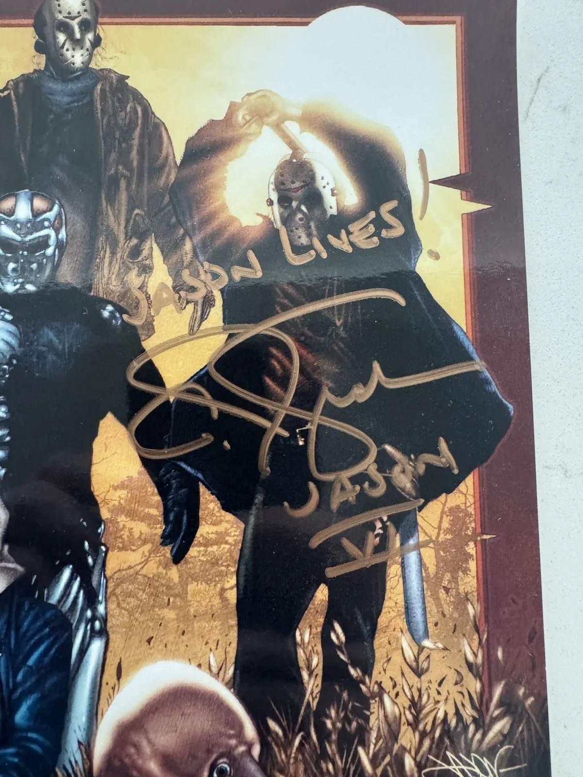 C.J. Graham Signed 8x10 Photo Jason Lives Friday The 13th, image 3