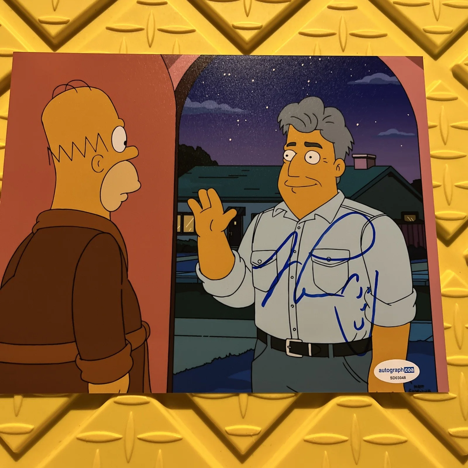 Jay Leno SIGNED AUTOGRAPHED PHOTO the jay leno show ACOA CERT 8x10 THE SIMPSONS, image 4