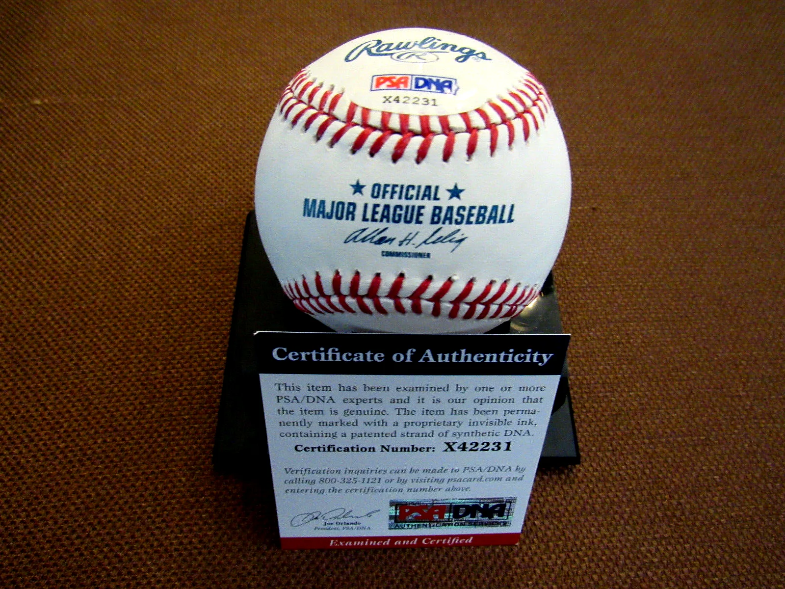 TONY BENNETT SINGER ENTERTAINER PAINTER SIGNED AUTO OML BASEBALL PSA/DNA BEAUTY, изображение 2
