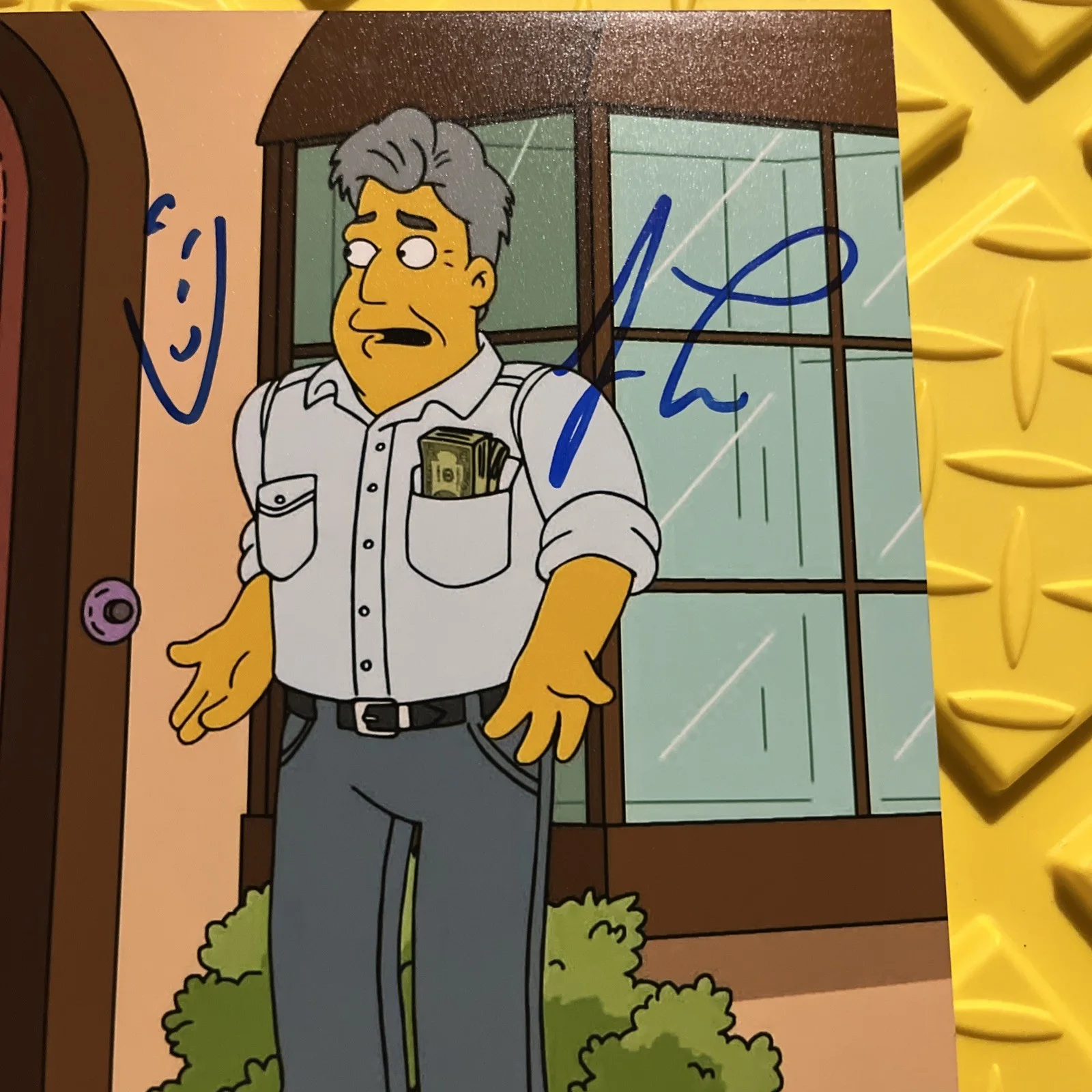 Jay Leno SIGNED AUTOGRAPHED PHOTO the jay leno show ACOA CERT 8x10 THE SIMPSONS, image 2