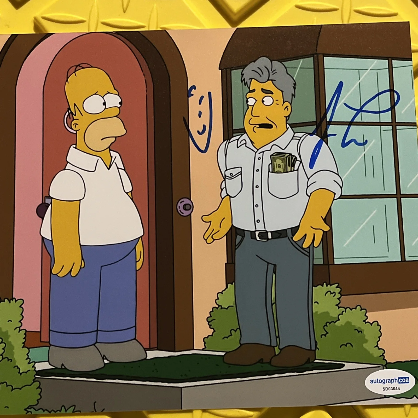 Jay Leno SIGNED AUTOGRAPHED PHOTO the jay leno show ACOA CERT 8x10 THE SIMPSONS, image 4