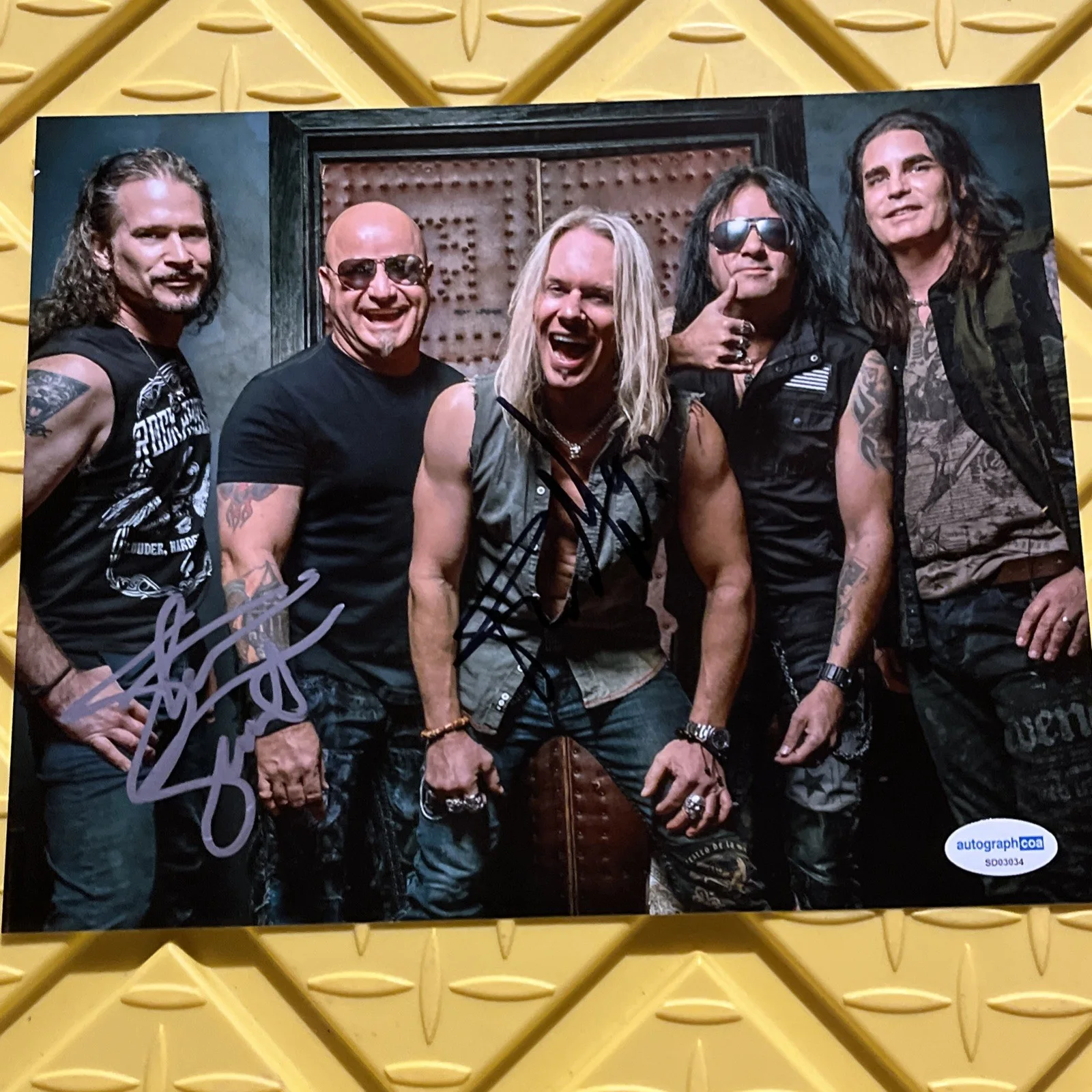 WARRANT STEVEN SWEET ROBERT MASON SIGNED AUTOGRAPHED PHOTO ACOA CERTIFIED, изображение 5